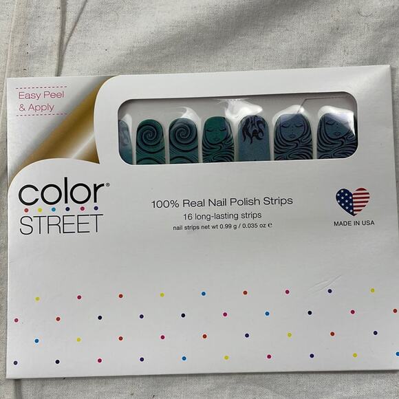 Retired Color Street  Raise Your Spirits Press On Nail Strips - Picture 1 of 2